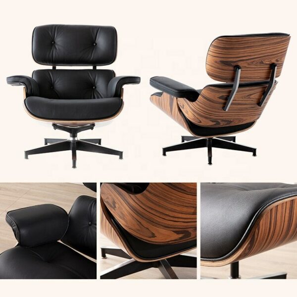 Nordic Modern Minimalist Office Chair Furniture Leather Chair Computer Chair 3