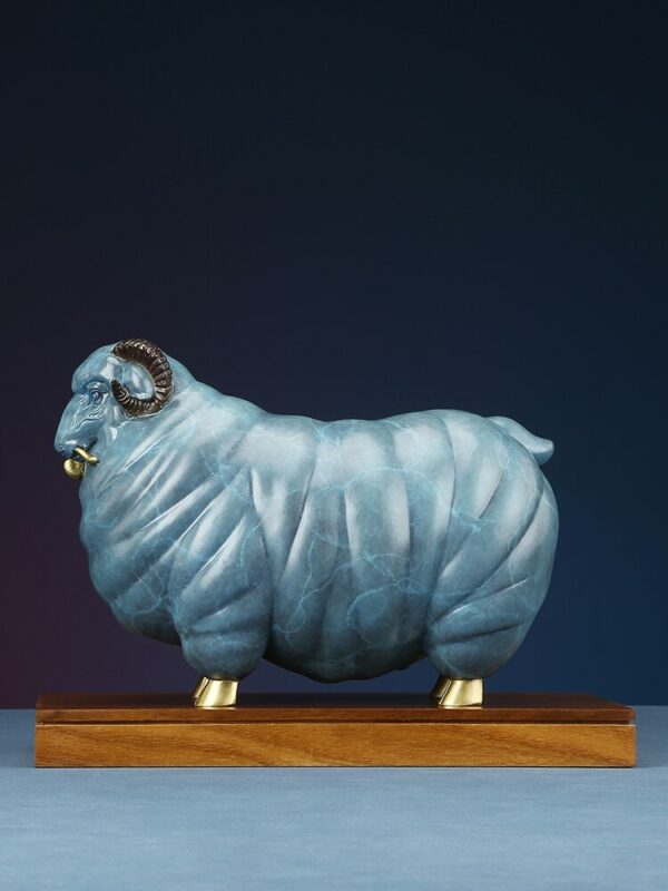 Colorful Copper Sheep Ornaments Living Room Entrance Crafts Chinese Zodiac Sign of Sheep Decorations Gifts 4