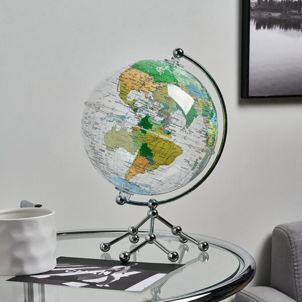 Office Decor Accessories Home Decor World Globe Figurines for Interior Globe Geography Kids Education Birthday Gifts for Kids 4