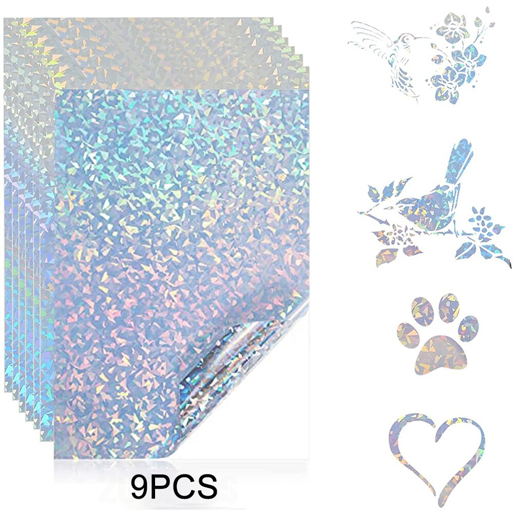 36pcs Self Adhesive Holographic Glossy Printable Sticker Paper Label Waterproof A4 Size DIY Rainbow Quick Dry Smooth Home Office 4