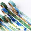 1000pcs Washi Tapes DIY Van Gogh Painting paper Masking tape Decorative Adhesive Tapes Scrapbooking Stickers Size 15 mm*7m 1