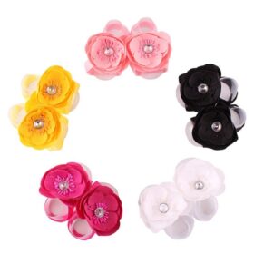 300pairs/lot Floral Baby Girls Foot Cover Flower Fashion Newborn Foot Slippers Elastic Foot Bands Wristband Fashion 1