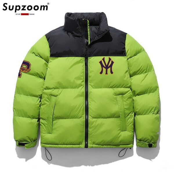 Supzoom New Arrival Brand Clothing Casual Zipper Top Fashion Male And Female Keep Warm Winter Patchwork Men Coat Down Jacket 1
