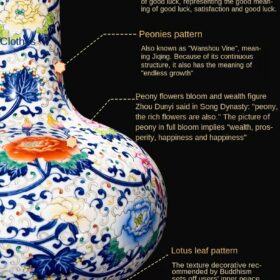 Hand Painted Antique Vase Jingdezhen Ceramic Bottle Decoration Living Room Blue and White Porcelain Chinese Porcelain 3