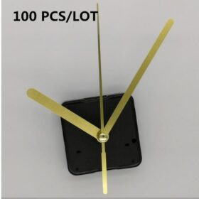 100sets Clock Mechanism 18mm shaft DIY Kit For Clock Parts Wall Clock Quartz Hand repair Quartz Clock Movement Home Decoration 1