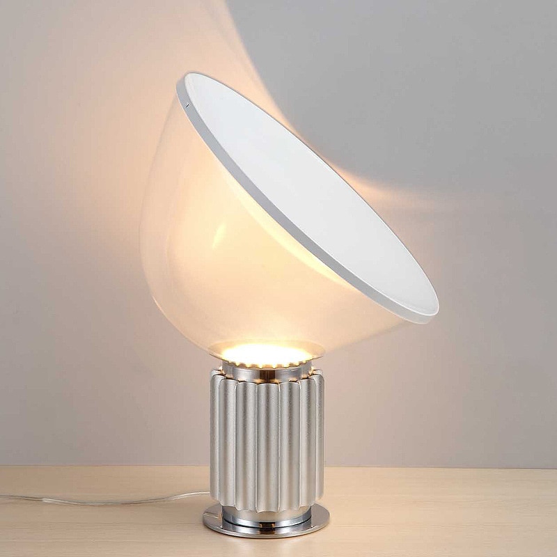 Nordic Glass Shade LED Table Lights Radar Desk Lamps Decoration Lamp Satellite Lamp Bedroom Bedside Lighting Table Lamp Flexible 4