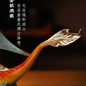 Smooth Sailing Decoration Office Living Room Sailing Copper Crafts Dragon Boat Artwork Opening-up Housewarming Gifts 6