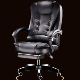 Boss chair office chair reclining seat computer chair home comfortable sedentary lifting leather swivel chair 2