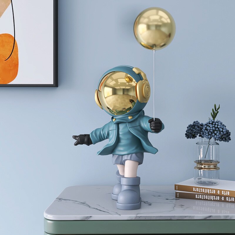 Nordic Home Decor Statues Cartoon Office Astronaut Figurines Living Room Decorative Sculptures Modern Desk Art Gifts 5