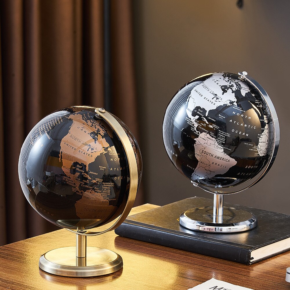 home world map office desk Christmas decoration accessories christmas decor gift world ball small globe earth Ornaments student 1