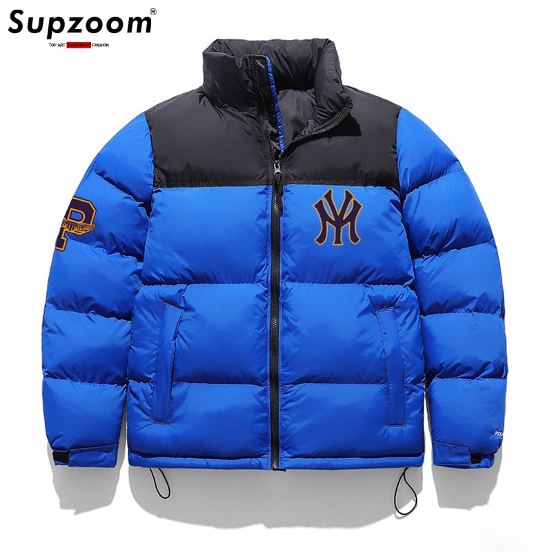 Supzoom New Arrival Brand Clothing Casual Zipper Top Fashion Male And Female Keep Warm Winter Patchwork Men Coat Down Jacket 3