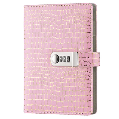 The student diary with a lock password wire-bound notepad office stationery Korean creative sub-notebook 3