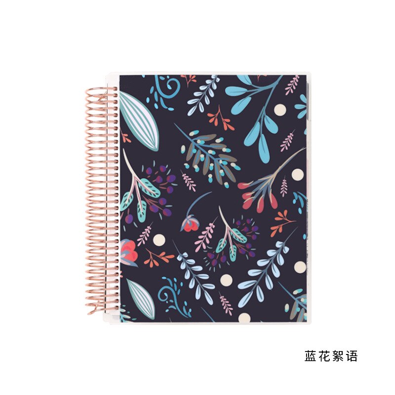 B5 Thickened Coil Loose-leaf Schedule Book Color Inner Page Simple Detachable Daily Planning Notebook School Stationery 6