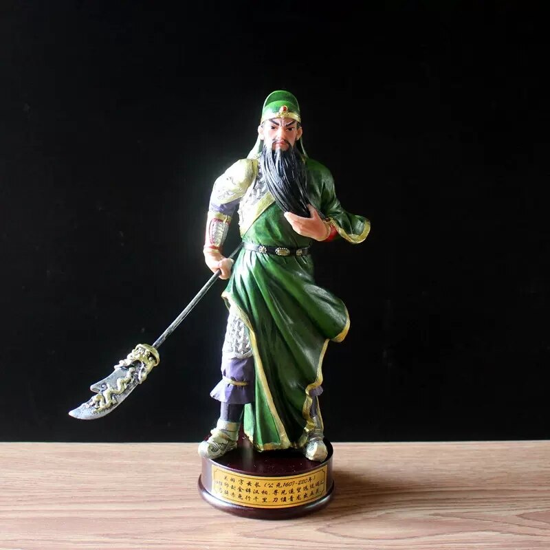 Creative Chinese Heroes Ornaments The Romance of The Three Kingdoms Historical Figure Statue home living room office decoration 4