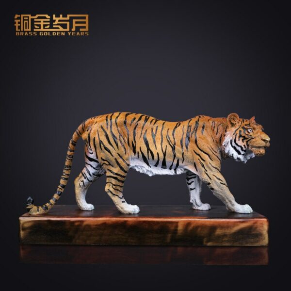 Brass Tiger Ornaments Housewarming Gifts New Chinese Office Hallway Study Home Decorations 2