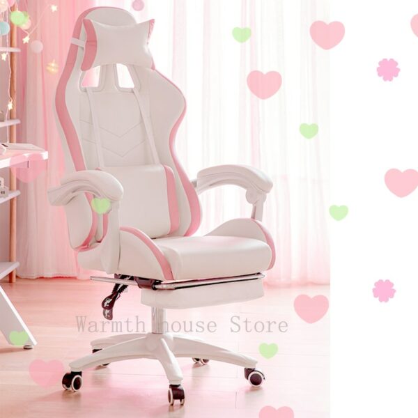 New gaming chair,pink computer office chair,LOL internet cafe Sports racing chair,girls man live home bedroom chair,swivel chair 2
