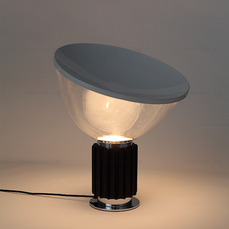 Nordic Glass Shade LED Table Lights Radar Desk Lamps Decoration Lamp Satellite Lamp Bedroom Bedside Lighting Table Lamp Flexible 3