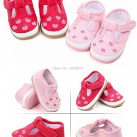 DHL 100pair Canvas Classic Sports Sneakers Newborn Baby Boys Girls First Walkers Infant Toddler Soft Sole Anti-slip Baby Shoes 2