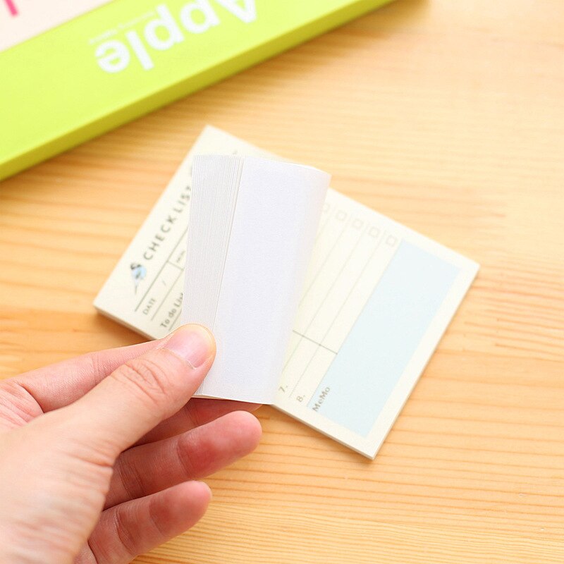 15 Pcs Memo Pads Creative Desktop Program This Note Today This Week The Schedule of The Learning Planer School Supplies 5