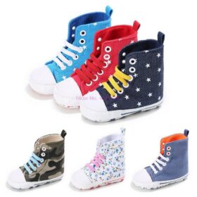 DHL 100pair First Walkers Infant Baby Girls Boys Pram Crib Shoes Soft Sole Newborn Baby Boys Shoes Sneakers First walkers 2