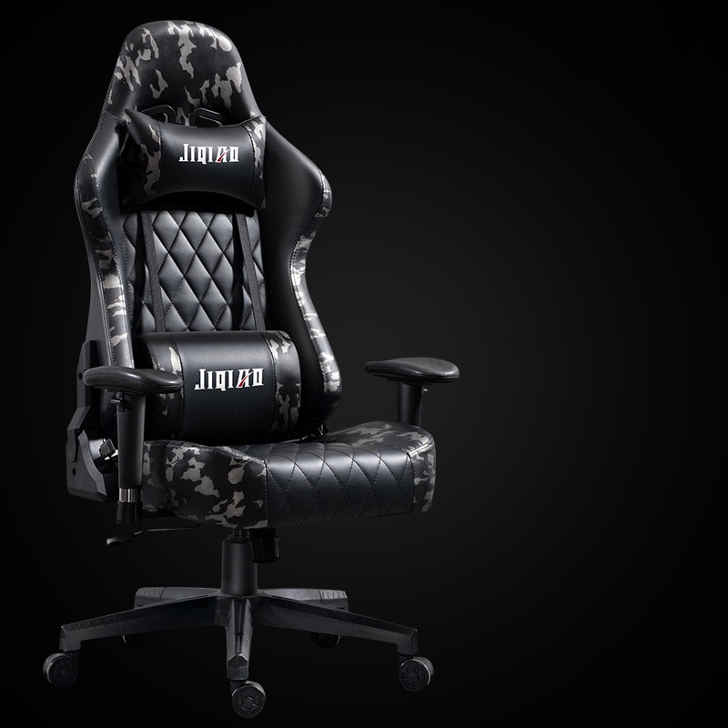 New Fashion Gaming Chair Camouflage PU Leather Computer Chair RGB Gamer Chair High Quality Ergonomic Chair Boys Bedroom Chair 6