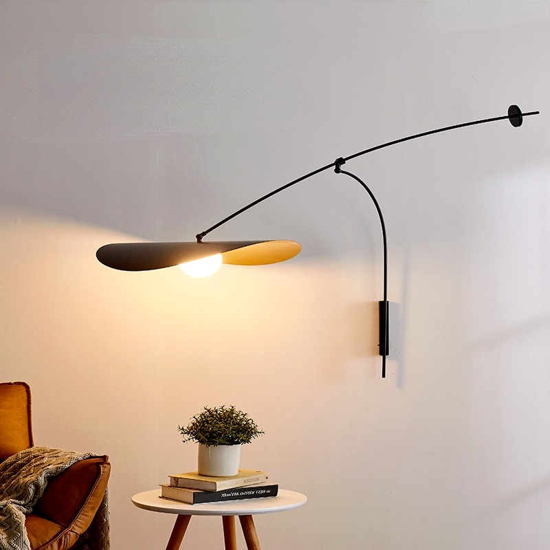 Creative Retro Lamp Nordic Long Arm Wall Lamps Living Room Study Bedroom Bedside Reading Lamp Restaurant Industrial Wall Lights 3