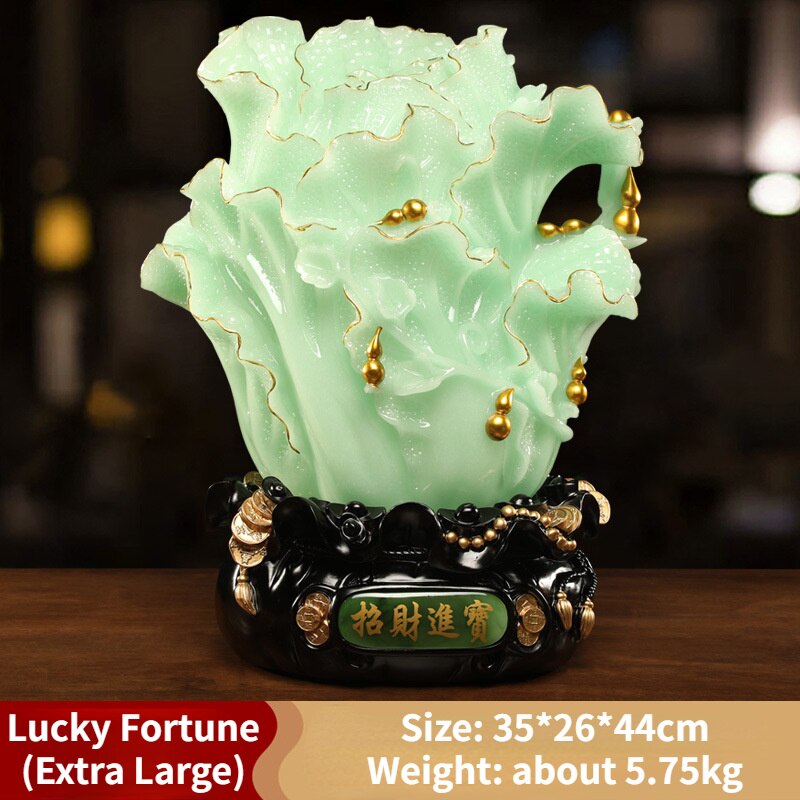 Chinese style treasure, cabbage decoration, office, living room, wine cabinet, home decoration, shop opening gifts 6