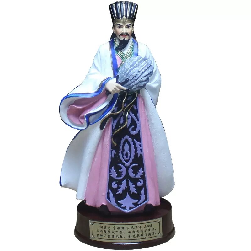 Creative Chinese Heroes Ornaments The Romance of The Three Kingdoms Historical Figure Statue home living room office decoration 5