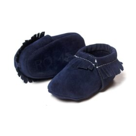 120pairs/lot Navy Blue Baby Boy First Walkers PU Toddler Shoes Fringe Soft Comfortable Newborn Training Walking Shoe Hot Sale 4