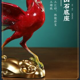 Copper Phoenix Decoration Living Room Hongfu Mantang Crafts Office Mascot Opening and Housewarming New Home Gift 5